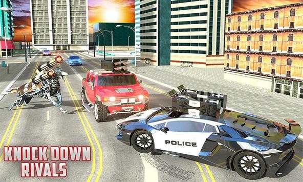 US Police Car Robot Transform: Cop Dog screenshot 2