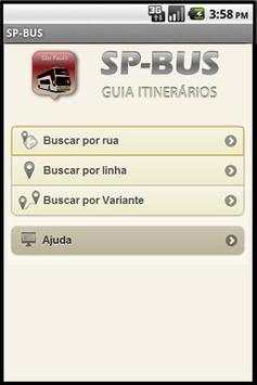 SP-BUS  Linhas de ônibus screenshot 1