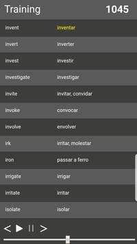 Auto Training Verbs - English and Portuguese screenshot 1