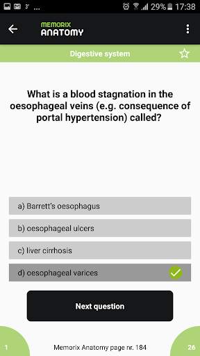 Memorix Anatomy QUIZ screenshot 6