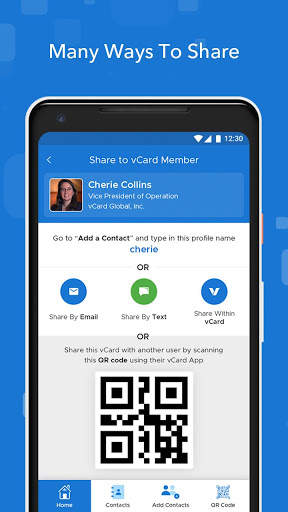 vCard Global Business Card 5 تصوير الشاشة