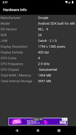 Hardware Info screenshot 1