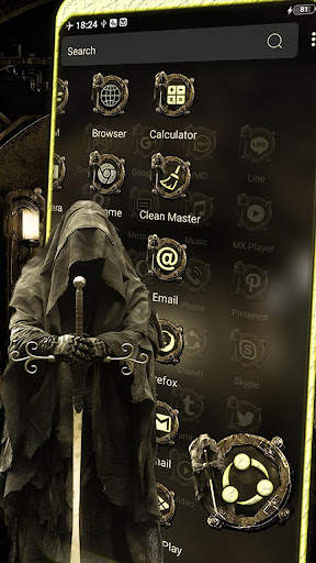 Grim Reaper Theme Launcher screenshot 3