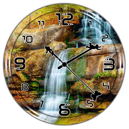 Waterfall Clock Live Wallpaper 1.0.0