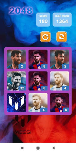2048 Lionel Messi Game Kpop -  screenshot 7