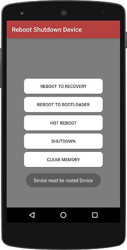 Reboot Restart Shutdown Device screenshot 2