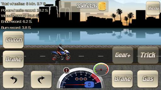 Stunt King - Wheelie Motorbike stunts game screenshot 6