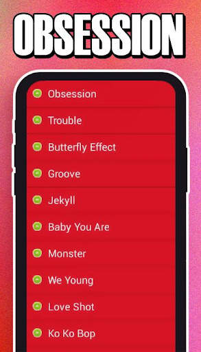Song Exo Offline - Obsession - screenshot 2