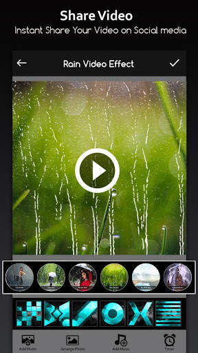 Rain Effect Video Maker : Photo Animation screenshot 6