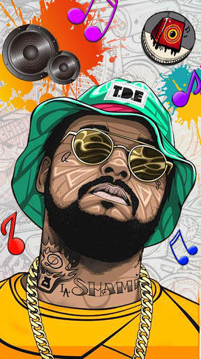Hip, Hop, Music Theme & Live Wallpaper screenshot 2