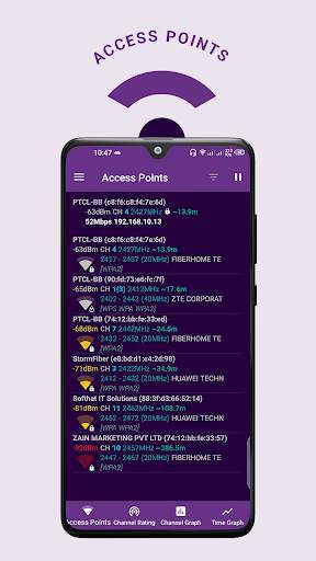 WiFi  Analyzer app 2021 screenshot 1