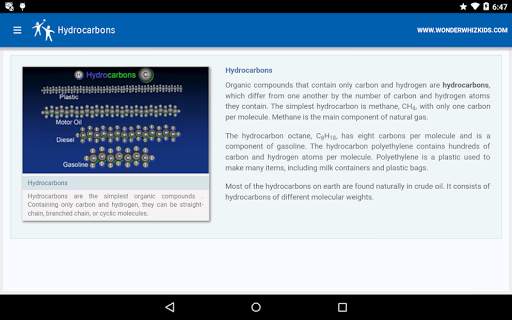 Hydrocarbons screenshot 2
