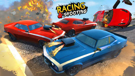 Racing & Shooting - Monster truck Car Smash Race screenshot 1