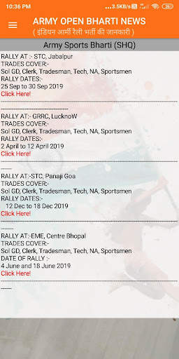 Army bharti news app screenshot 6