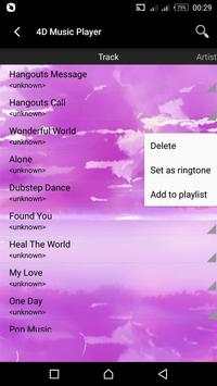 4D Music Player screenshot 2