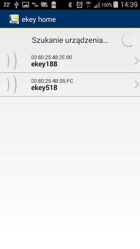 ekey home app screenshot 1