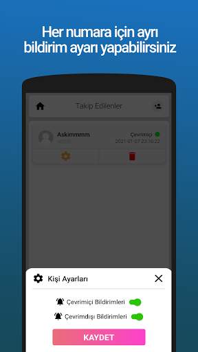 WA Track - WhatsApp için Son Görülme takibi screenshot 7