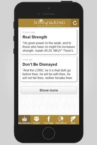 Sons of the King Devotionals screenshot 1