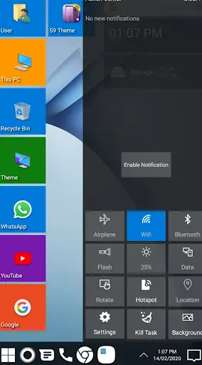 Desktop Pro: Windows 11 & Windows 10 Launcher pro screenshot 1