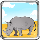 Rhino Race Game icon
