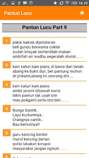Pantun Lucu Bikin Ngakak screenshot 6