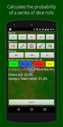 Blood Bowl Probability скриншот 1