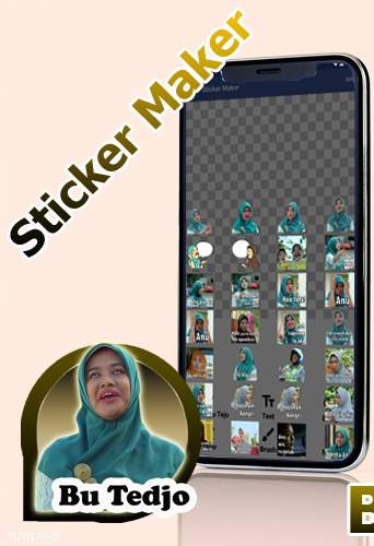 Sticker Bu Tejo Lucu - Sticker Maker For Whatsapps screenshot 1