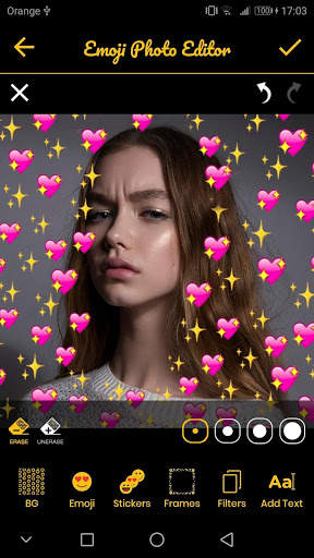 Emoji Background Photo Editor & Emoji Wallpaper 💛 screenshot 1
