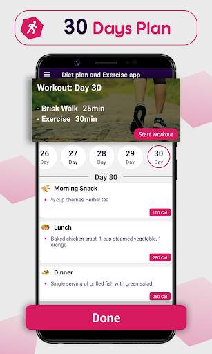 Diet plan weight loss, Fitness app, workout diet screenshot 5