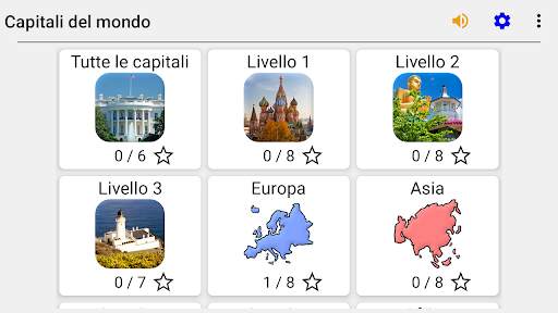 Capitali di tutti gli stati del mondo - Città Quiz screenshot 8