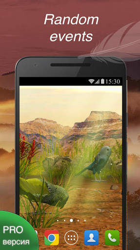 PRO Parrots 3D Live Wallpaper Love Birds screenshot 5