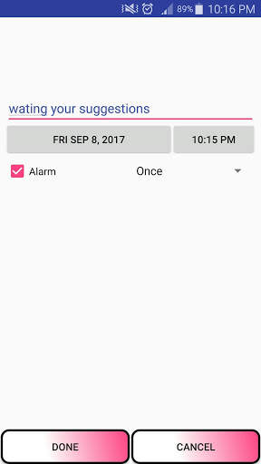 My Note (Reminder for TODO list) screenshot 3