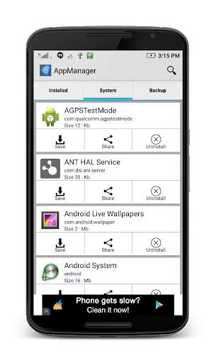 AppManager screenshot 2
