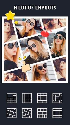 Collage Frame- Collage Photo, Square Fit, Layout screenshot 1