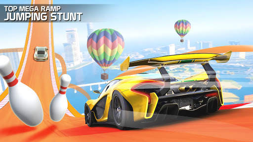 Mega Ramp Hot Car Jumping: Race Off Car Stunt Game screenshot 1
