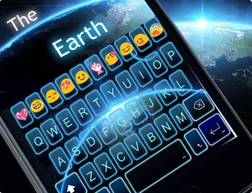 The Earth Emoji Keyboard Theme screenshot 5