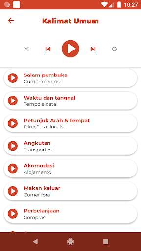 Belajar Bahasa Portugis - Mendengarkan & Berbicara screenshot 2