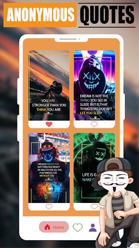 🔥Anonymous Attitude Quotes| Wallpaper|Cool Status screenshot 1