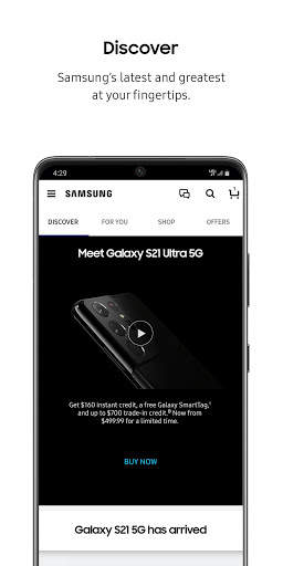 Shop Samsung screenshot 1