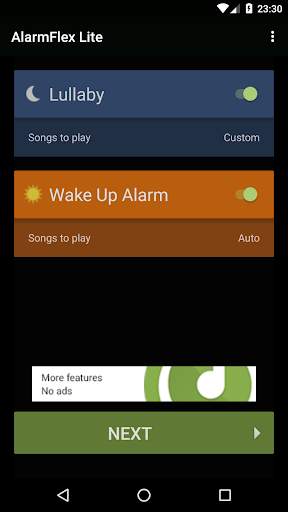 AlarmFlex Lite - Music Alarm screenshot 1