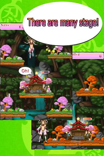 Play!  Ninja Girl Defense War!! screenshot 2