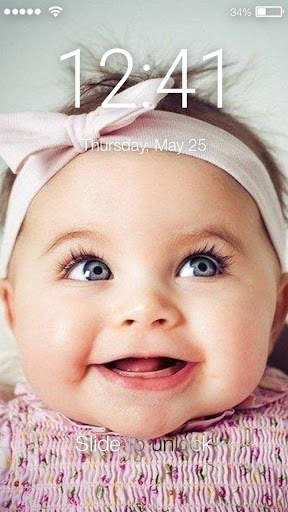 Lovely Babies Screen Lock screenshot 1