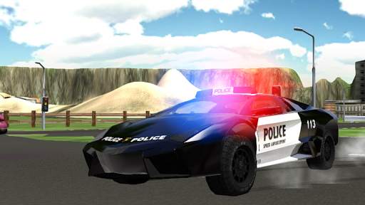 Police Super Car Driving स्क्रीनशॉट 1