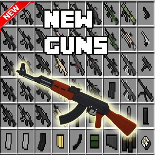 Guns  For Minecraft PE-3D New Mod 1.2