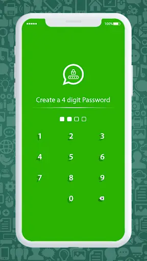 Chat locker for WhatssApp 1 تصوير الشاشة