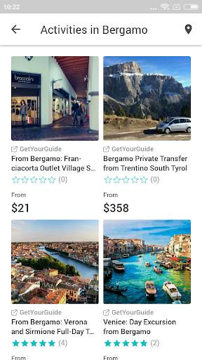 Bergamo Travel Guide in English with map screenshot 4