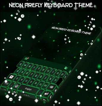 Neon Firefly Keyboard Theme screenshot 1