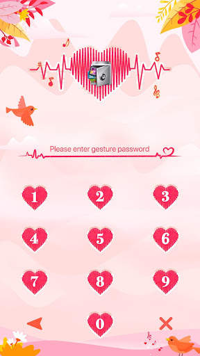 AppLock Theme Heartbeat screenshot 2