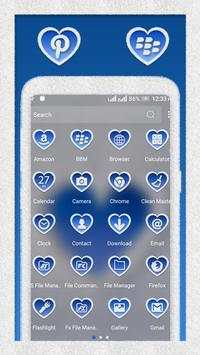 Snow Heart Launcher Theme screenshot 4
