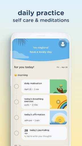 Evolve: Self-Care & Meditation screenshot 1